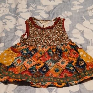 Matilda Jane Colorful Patchwork Sleeveless Blouse